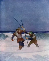 Illustration for The Black Arrow by Robert Louis Stevenson